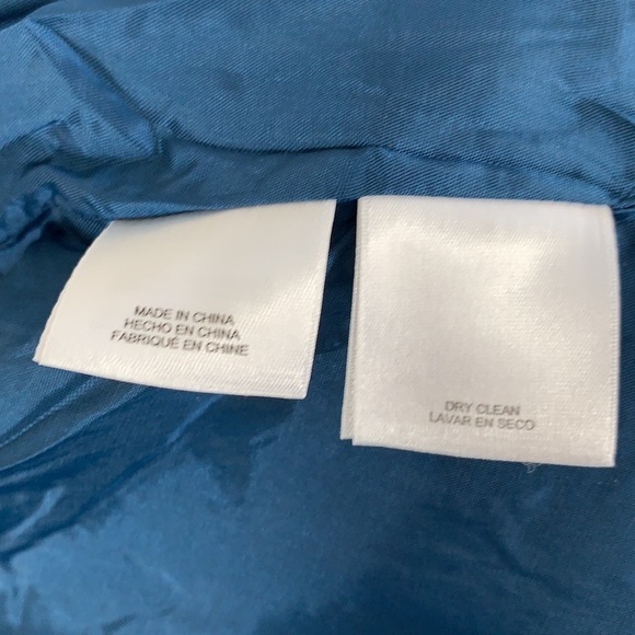 ANNE Klein V Neck Fit Flare Jacquard Dress 2 - Picture 12 of 15